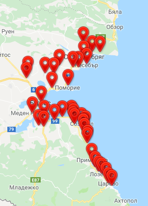 Карта на доставки